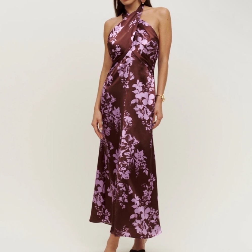 NWT Reformation Maddison Silk Dress in Kiana